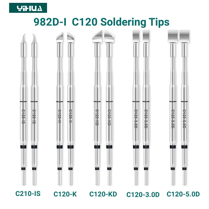 Yihua 982d I Tipy Tipy, C120-IS/KD/3,0D/5.0D Spájkovanie Tipy pre Yihua WEP 982D1 TWEEZER SOCKINERS SOCKITING RANUCK RUCK RUCK RUCK RUP
