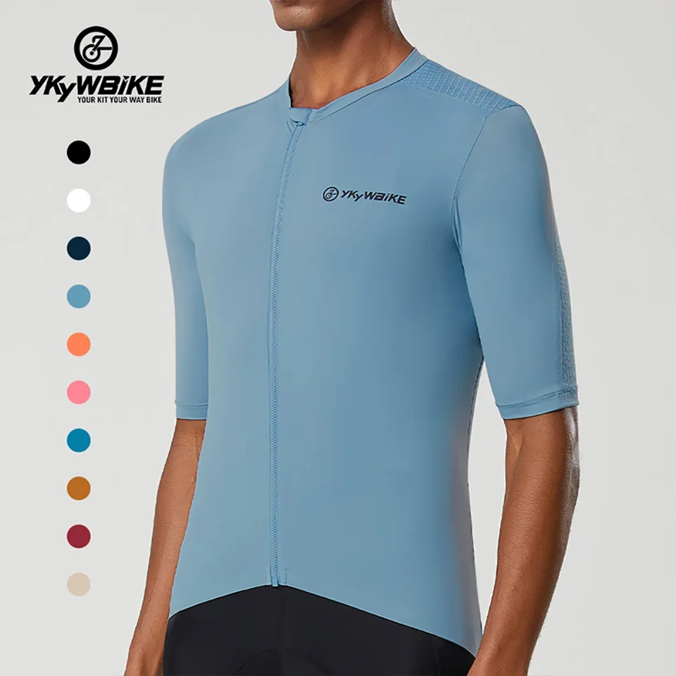 YKYW Cycling Jersey Pro Team Aero Bike Jersey Cycling Tirl leto Najnovšie priedušné odevy na bicykli