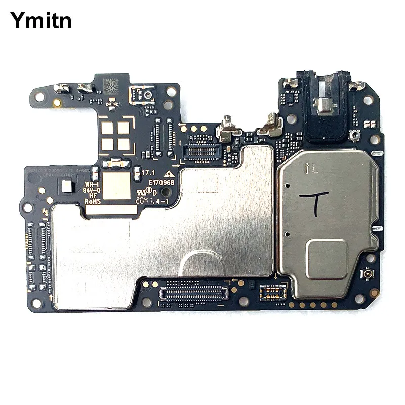 YMITN odomknutá pre Xiaomi Redmi Hongmi 9A Hlavná mobilná doska základná doska s hranolkami s okruhmi flex kábla