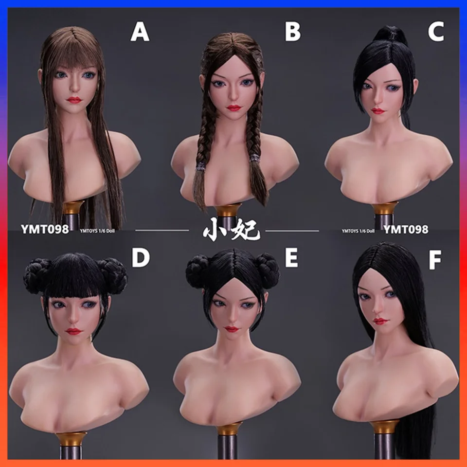 Ymtoys ymt098 1/6 v mierke Ázia Beauty Xiaofei s pohybom očí dizajn hlavy rezbárska fit s 12 palcovými figúrkami hračiek Darčeky