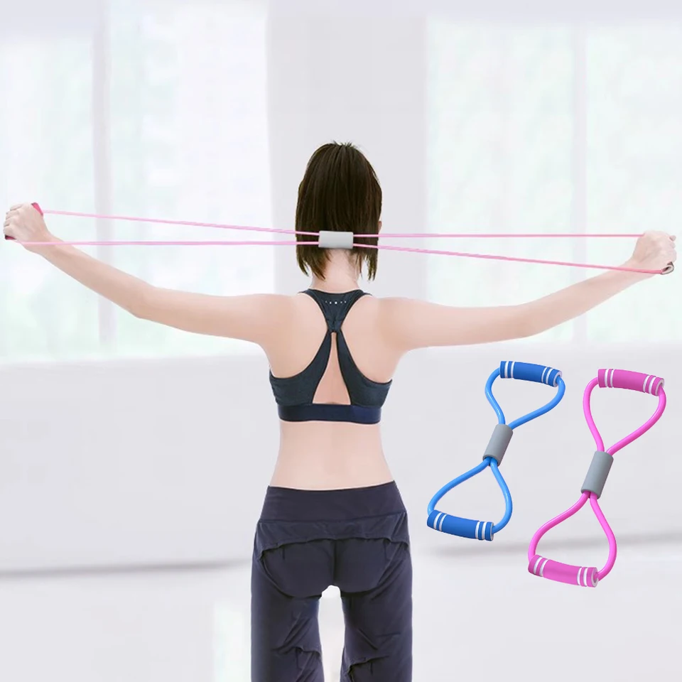 Yoga Elastické cvičebné skupiny Ženy Men Fitness Equipment CrossFit Codybuilding Cvičenie TENSION ROPE ROPE ZARIADENIA DOMÁCNOSŤ