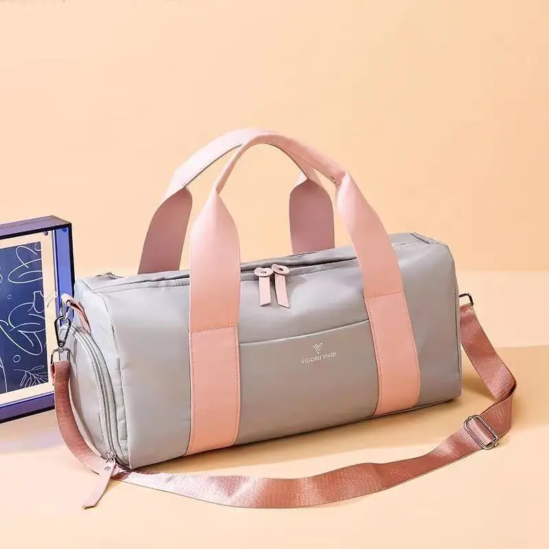 Yoga Fitness Bag Stručná výlet kabelka Dry mokré oddelenie Športové fitnes crossbody ľahké topánky batožiny batožiny