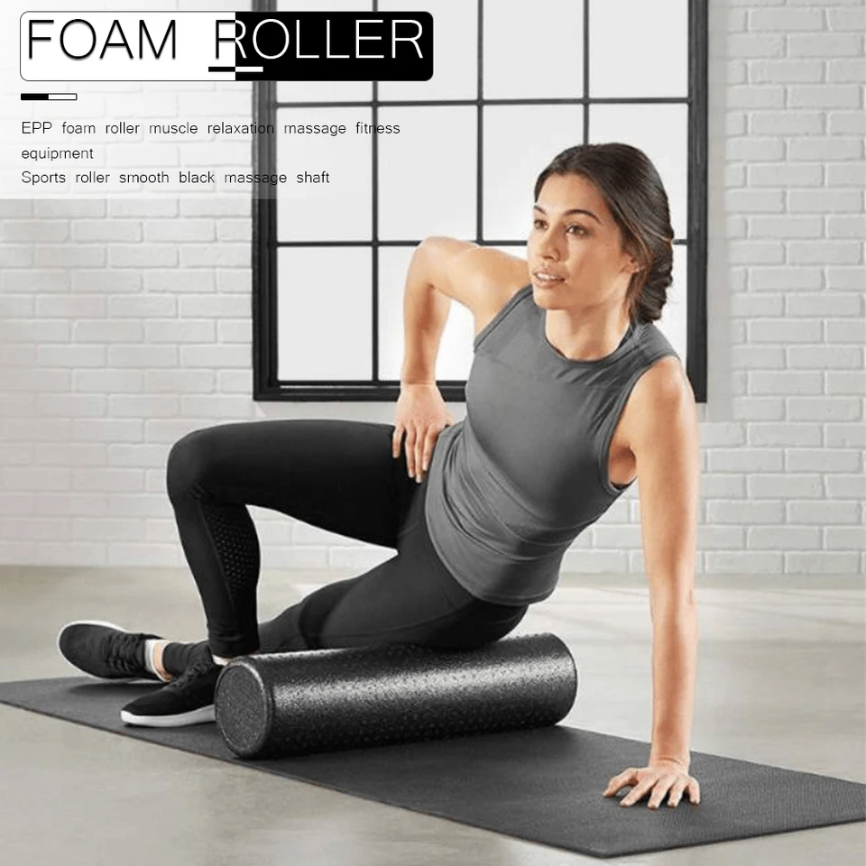 Yoga Pilates Foam Masáž Masáž valca Cvičenie Fitness Zariadenie Lightweight Yoga Equipment pre svalovú relaxáciu