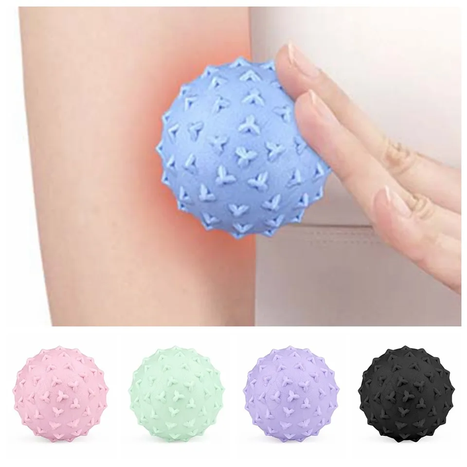 Yoga Therapy Balls Masáž guľôčkový relaxačný sval plantárny akupints jogy terapia loptičky jogy