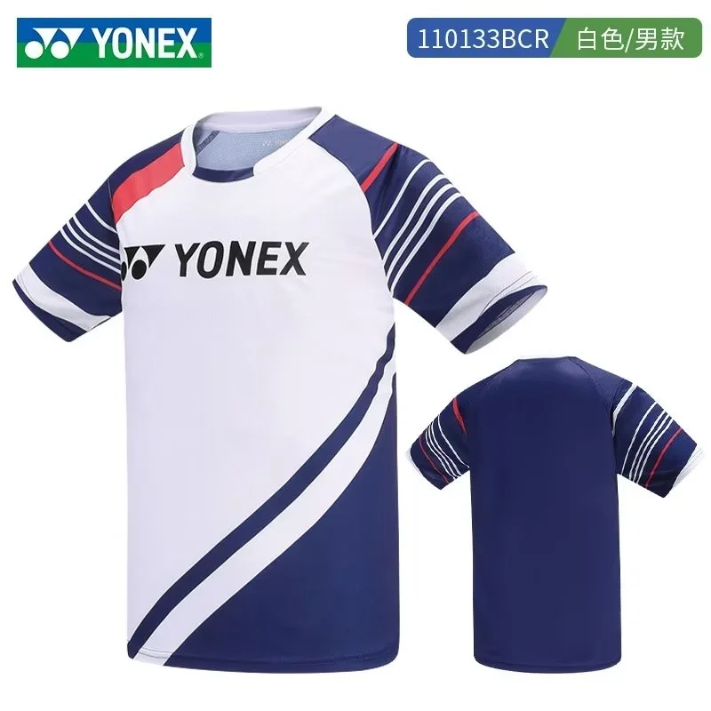 YONEX 2024 New Badminton Competition Uniformy pre mužov a ženy rýchle sušenie priedušných tričiek s krátkym rukávom