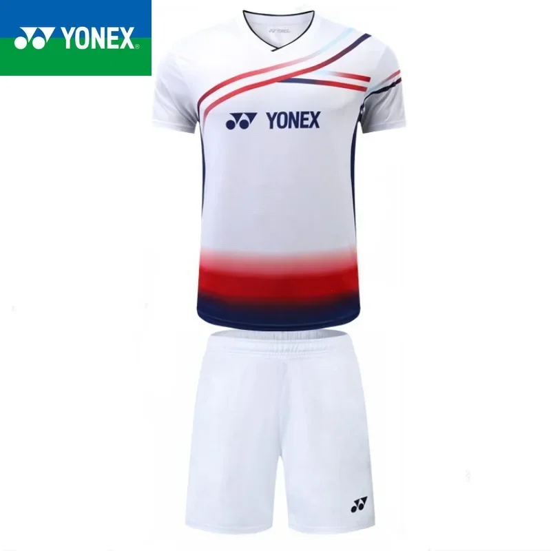 Yonex 2024 New Badminton Jersey Competition Fitness Jogging Sports Sports Rýchlo vyschnutie rodičov-dieťa Jersey Set Pánske a ženské modely