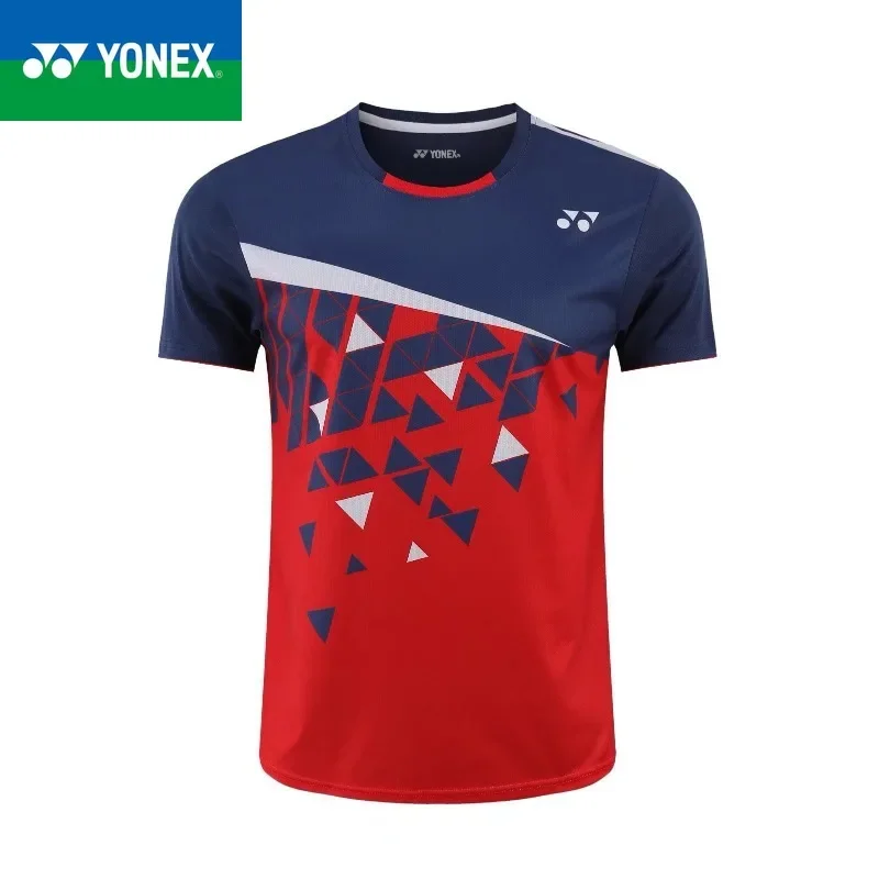 YONEX 2024 Summer Nový unisex badmintonový košeľový tím zápas so športom rýchleho sušenia priedušné tričko s krátkym rukávom