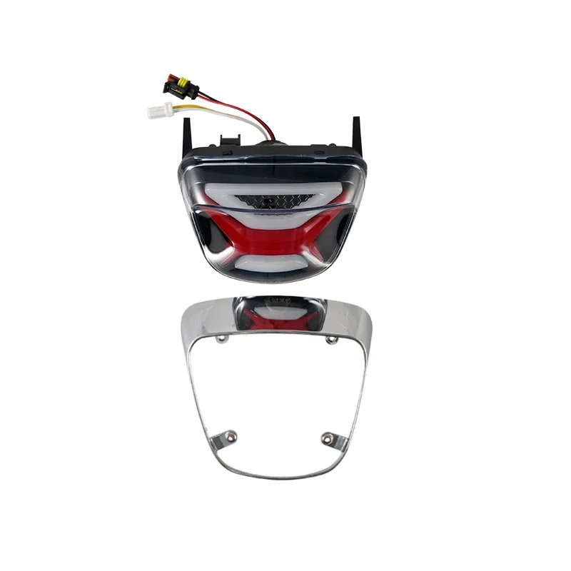 Yongjin Nový priehľadný objektív LED TACK TACH LIGHT ZASADNÉ ZASTAVENIE SVETLA S RÁMU PRE VESPA Sprint Primavera 50 125 150