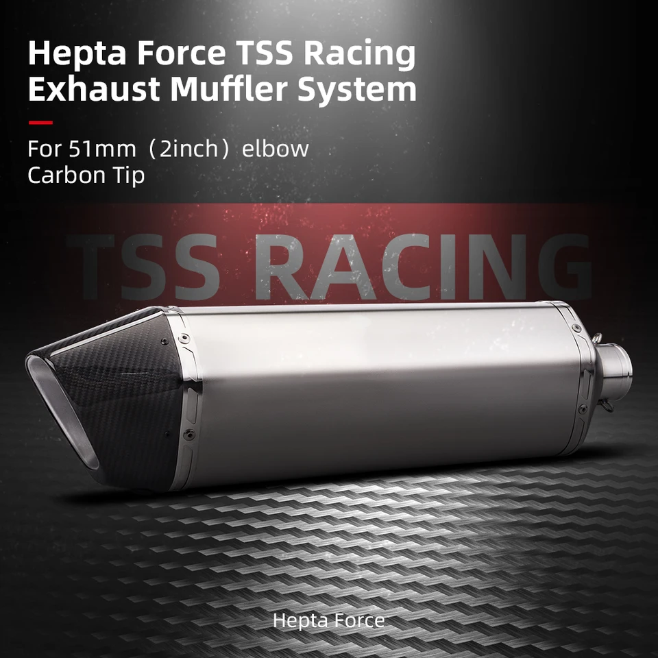 Yoshimura výfukový tlmič výfukového kanála Hepta Force TSS preteky pre Z900 CBR650 Z1000 R1 R3 TMAX560 Z400 R7
