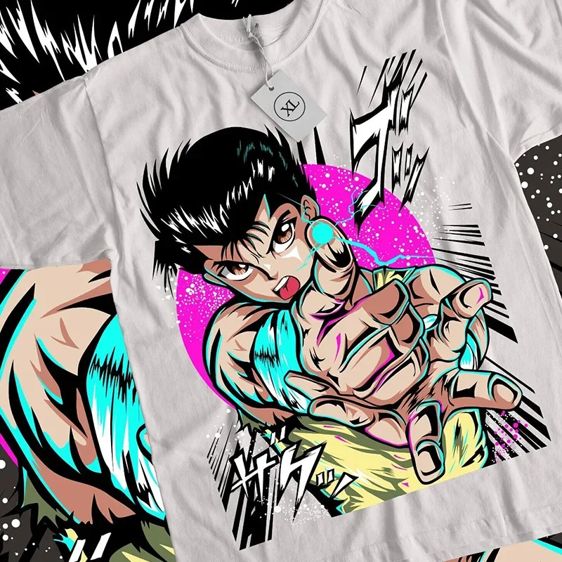 Youko kurama genkai anime tričko so všetkou veľkosťou yusuke uramešhi tričko yu yu hakusho