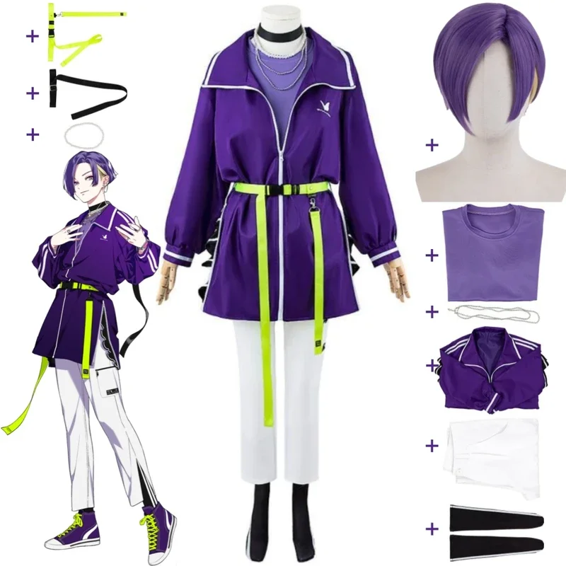 YouTuber Vtuber Paradox Live Visty Kureha Aoi Cosplay kostým parochň