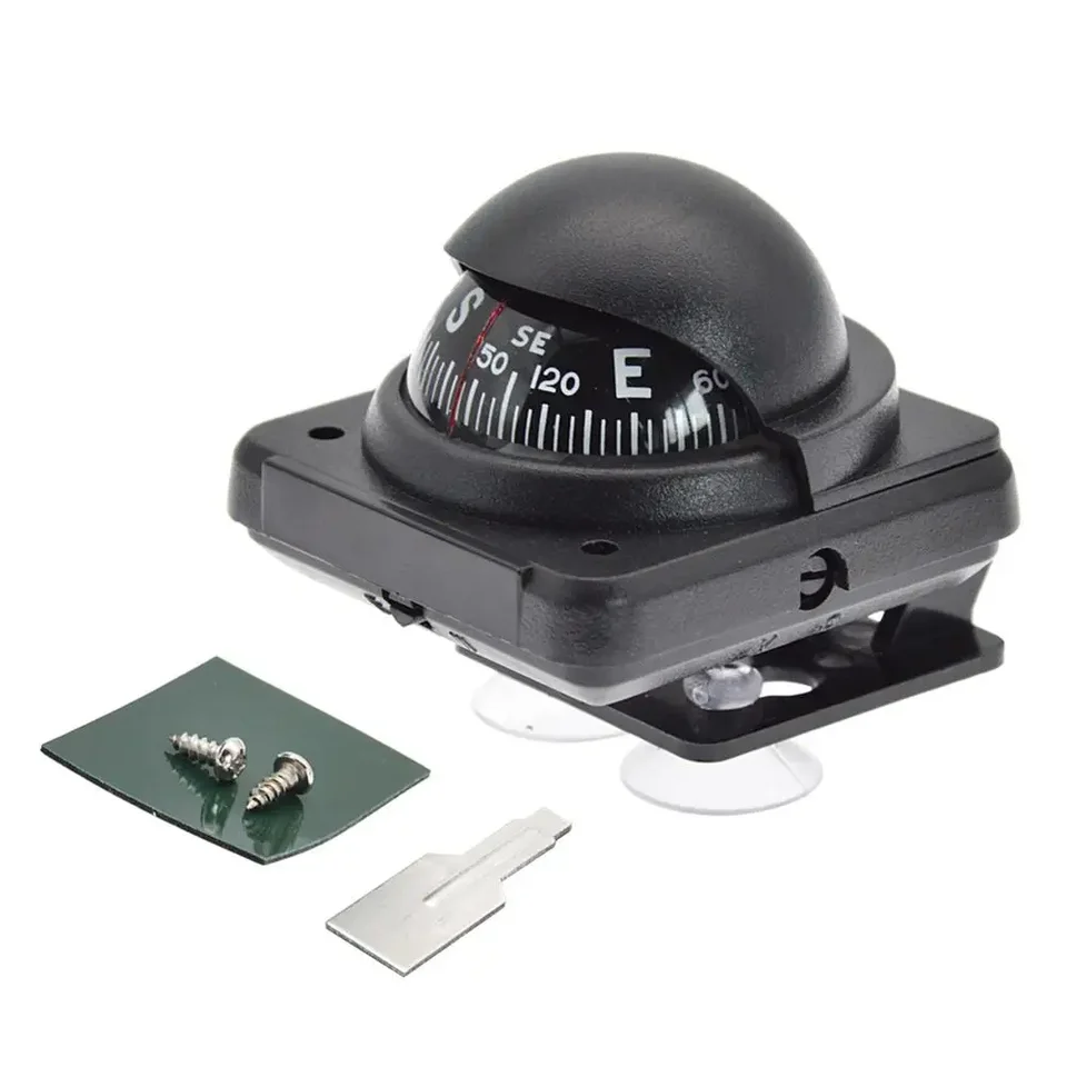Youzi LC-38B Outdoor Marine Boat Compass Multifunkčný námorný navigačný sprievodca sprievodcom Cestovné nástroje na kajak