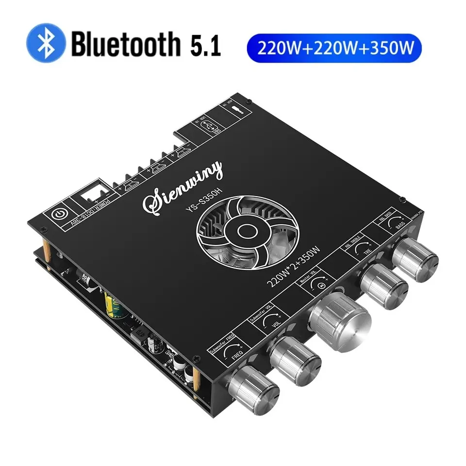 YS-S350H 2.1 Kanál BT5.1 Zosilňovacia doska TPA3251 220WX2+350W HighPower Subwoofer zosilňovač zosilňovača