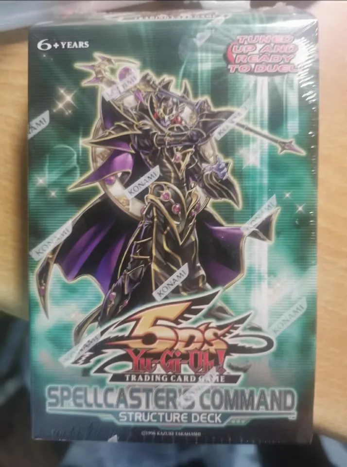Yugioh Konami Duel Monsters TCG Štruktúra Deck SpellCaster's Command SDSC anglická zbierka zapečatená Booster Box