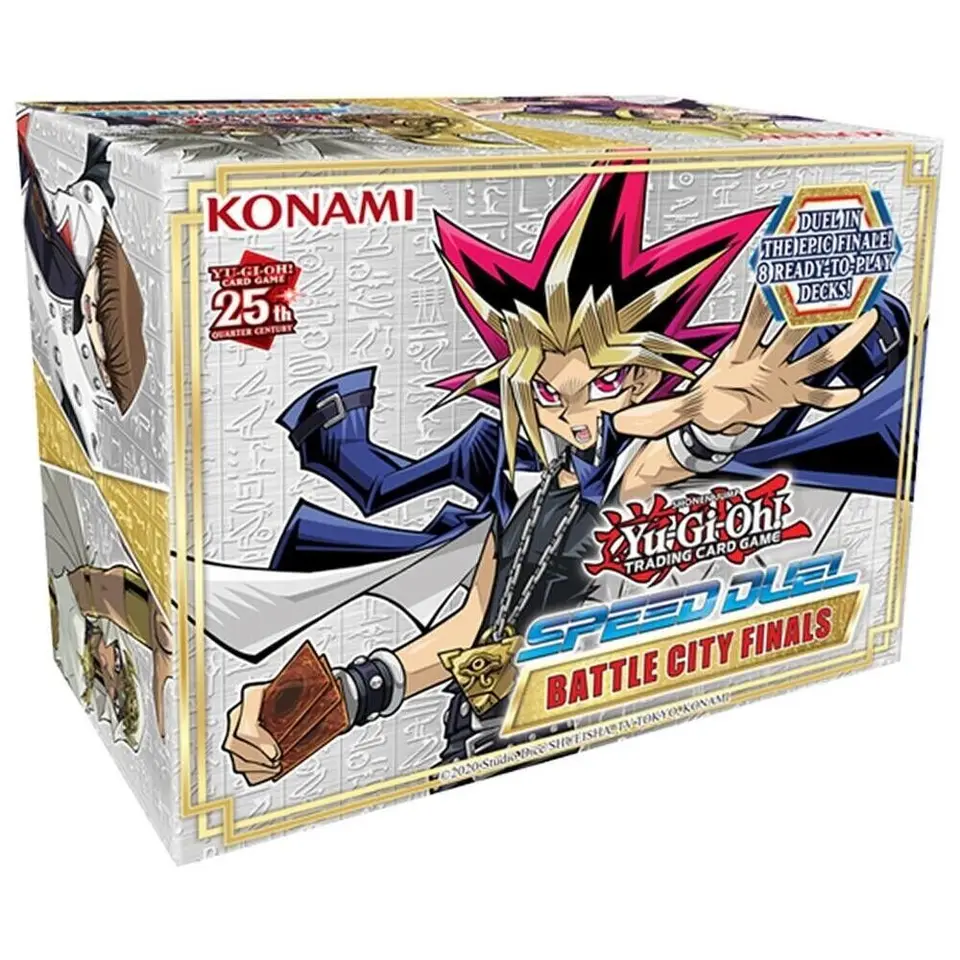 Yugioh Konami TCG Speed ​​Duel Battle City Finále anglickej oficiálnej zbierky zapečatená posilňovacia skrinka