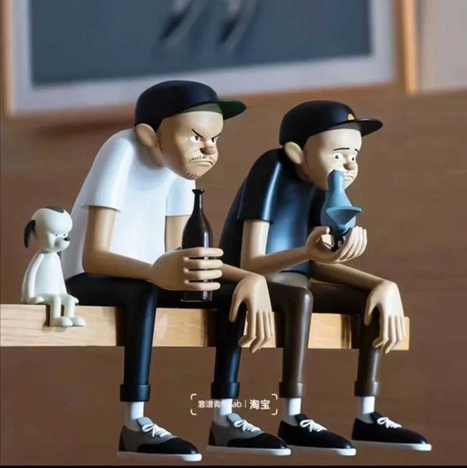 Yusuke Hanai Abstrakt postavy Pitie vtákov Karikatúra Detský trend ozdoba sochárska živici mäkká dekorácia