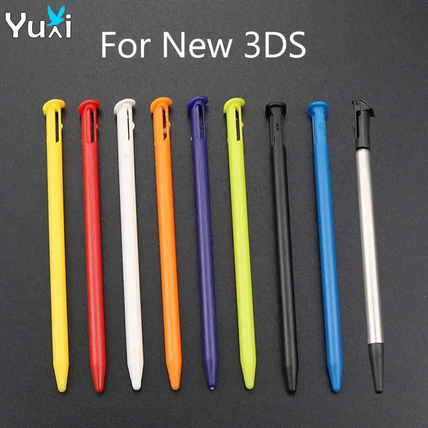 Yuxi 2ks pre nové 3DS plastové dotykové pero s dotykovou obrazovkou pre kovový kovový kovový predlžovateľné pero na pero