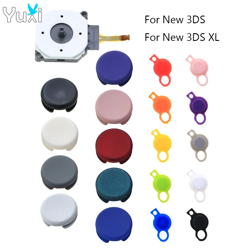 Yuxi pre nové 3DS / 3DS XL Controller Analog Joystick 3D Grip Caps pre new3ds new3dsxl C Stick Cap