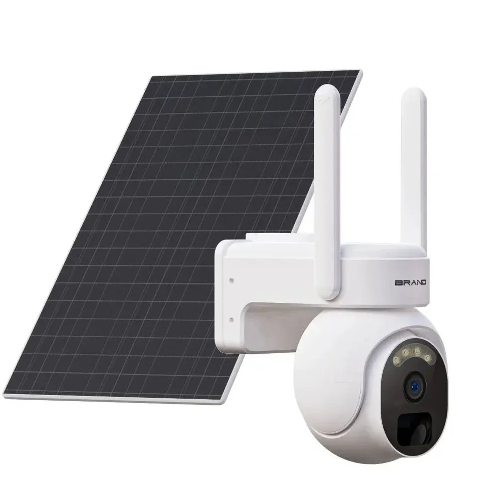 YYHC-4MP 4G solárny 360-stupňový mobilný mobilný telefón Vzduie Outdoor Night Vision Panoramatic Home High Definition Solar Battery Camera