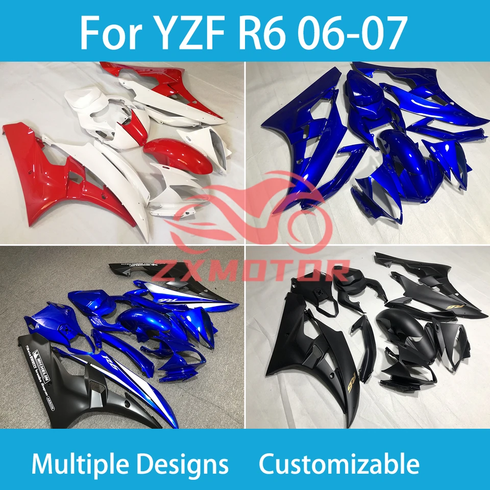 YZF R 6 2006 2007 Prime Fairing Kit pre Yamaha YZF R6 06 07