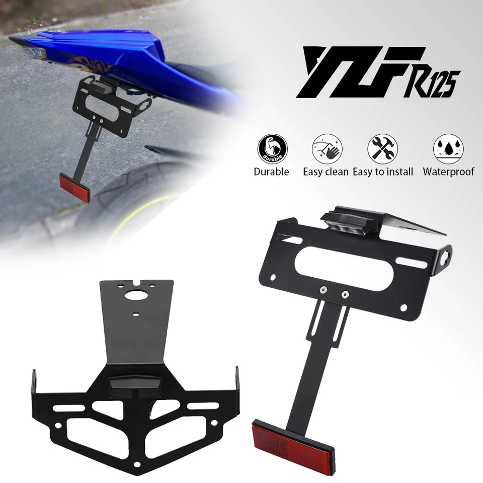YZF-R125 2009-2010-2011-2012 Držiteľ poznávacej značky Fender Eliminator Registry Držiak pre Yamaha YZF R125 YZFR125 2008-2013