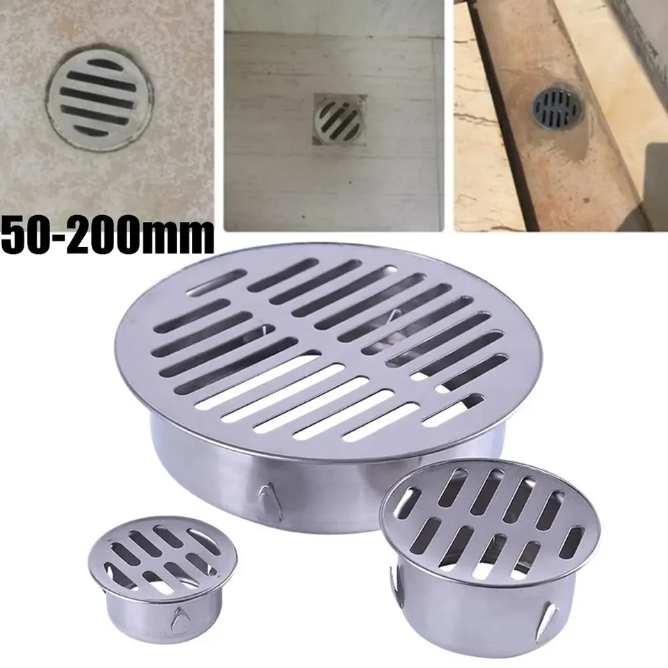 Z nehrdzavejúcej ocele Balkón Odtoková strecha guľatý podlahový odtokový pokryt Rain-cap capper catchper zátka sprcha sprcha vypúšťací otvor filter kuchyňa