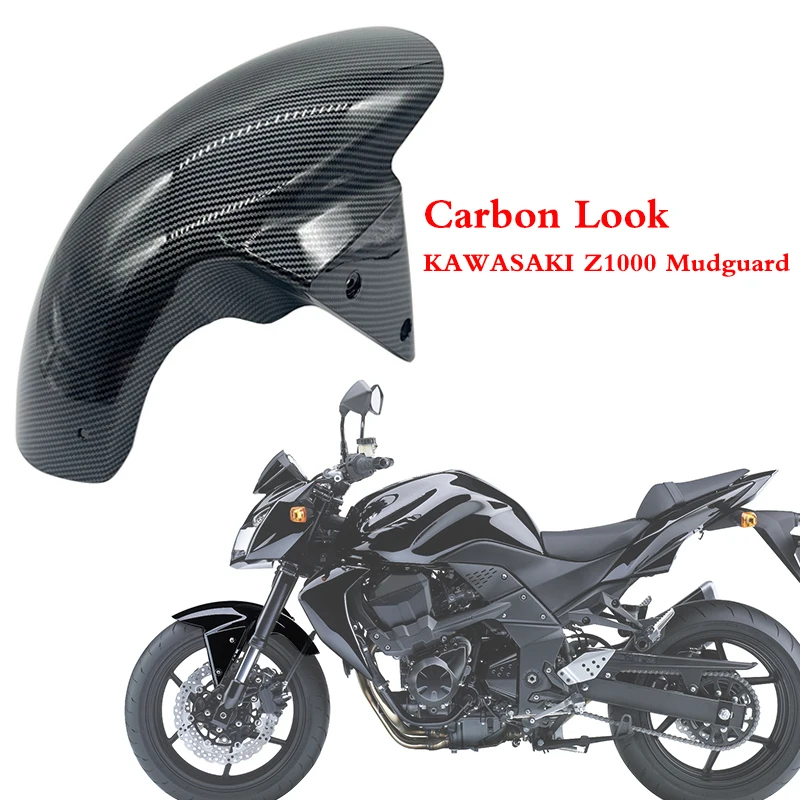 Z1000 uhlíkové vlákno kapotáž predný blatník Mudguard vhodný pre Kawasaki Ninja Z1000 2003 2004 2005 2006