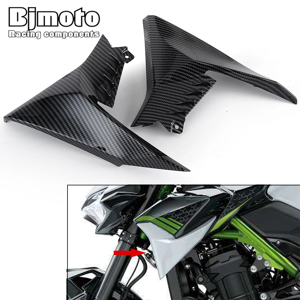 Z900 Predná bočná nádrž na bočné črep vložky krycí panelový kryt kapotáže pre kawasaki Z900 Z 900 2020 2021 Krytý panel chladiča motocyklového chladiča