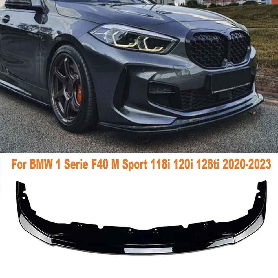 Za 2020-2023 BMW 1 Series F40 M Sport 118i 120i 128ti predný nárazník Lip Splitter Difuser Body SPILER BUMPER BUMPER