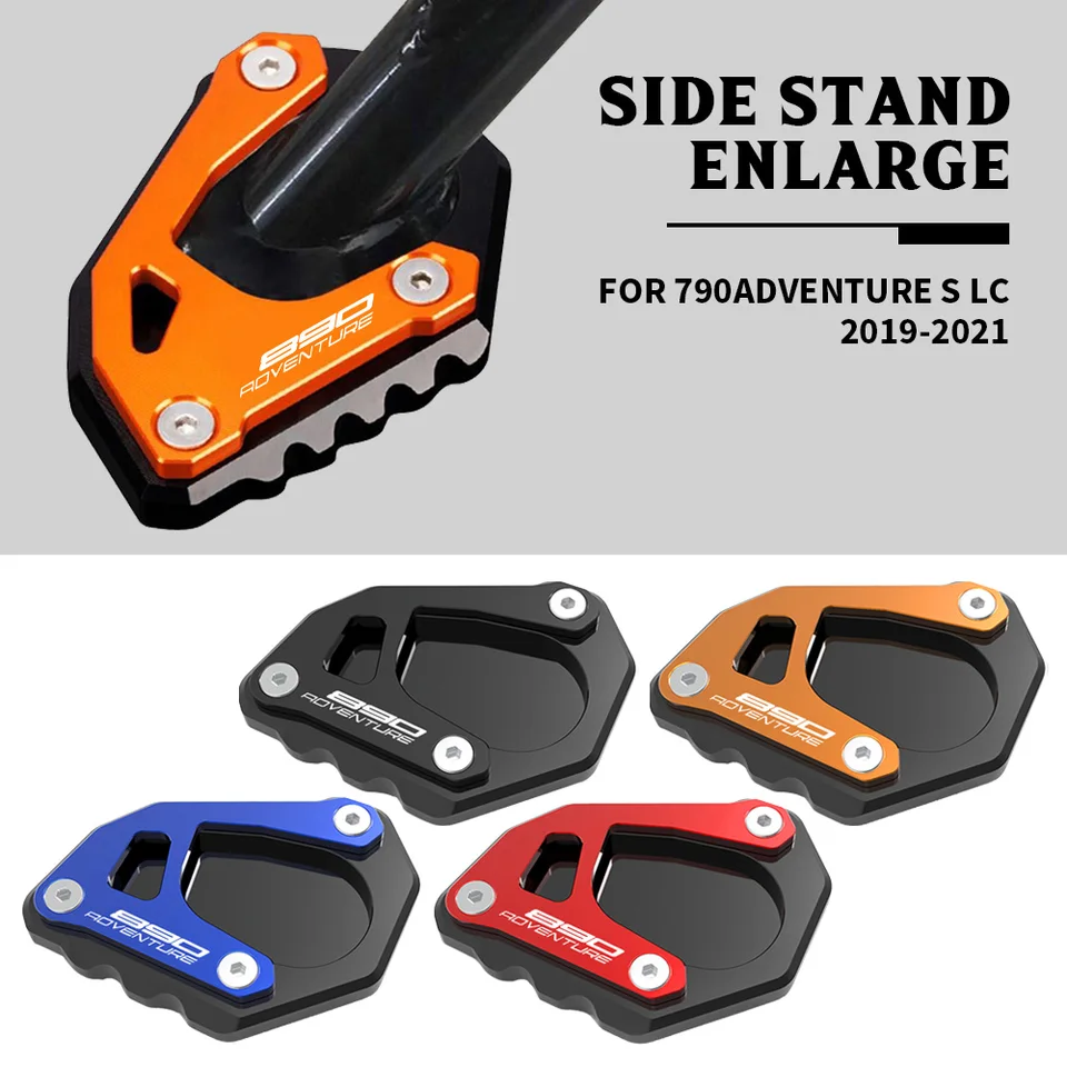 Za 890 Adventure/ S 2019 2020 2021 CNC príslušenstvo Foot Stock Pad Plate Kickstand Kickstand Enlarger Support Extension Zväčšená základňa