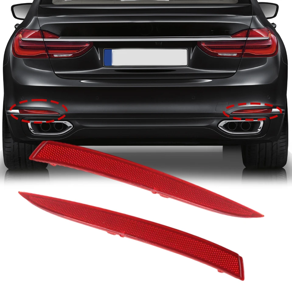 Za rok 2016 2017 2018 BMW 7-séria G11 G12 730/740/750 1 Dvojica reflexných reflexných reflexných prúžkov 63147342949 63147342950