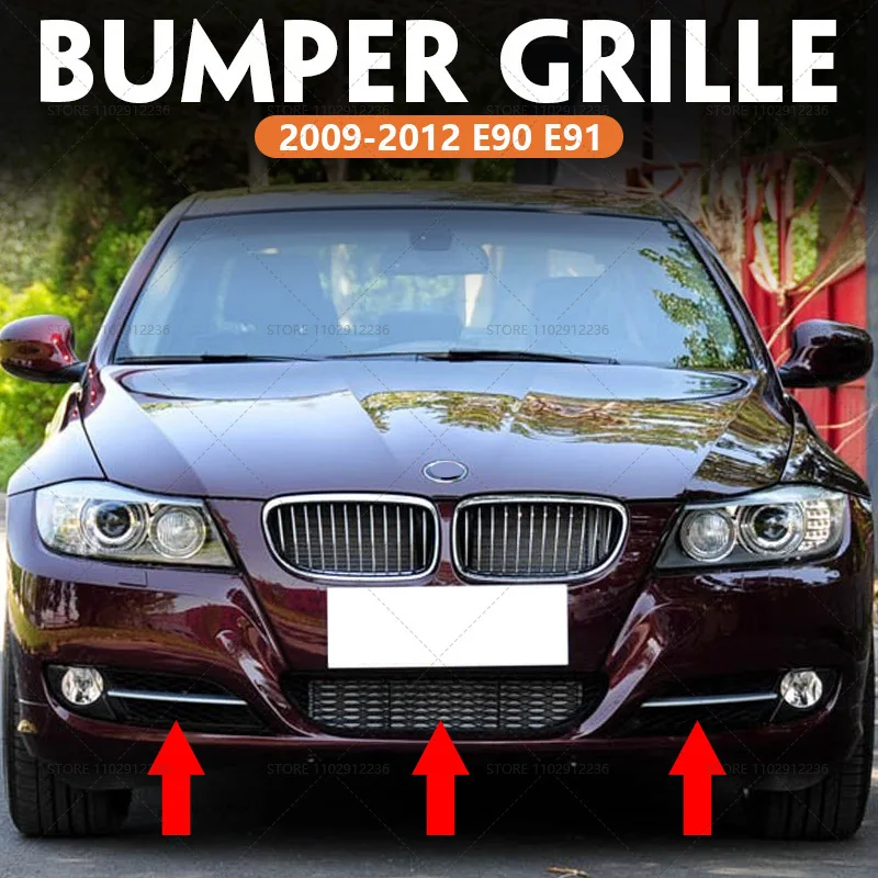 za roky 2009-2012 E90 E91 BMW 323I 328I 328XI 335D 335I 335XI Predný nárazník mriežky mriežky 511138417 51117138418 51117198906