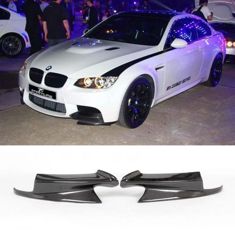 Za roky 2009-2013 BMW 3 Series E90 E92 E9X M3 Real uhlíkové vlákno predné štiepky