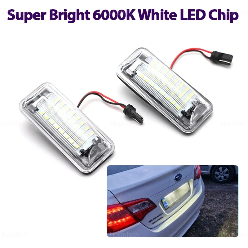 Za roky 2013-2015 Subaru Forester Forester BRZ Impreza Legacy for Scion FR-S 2PCS DC12V LED licencia LIPS DASK LIGH LAMP LED biele