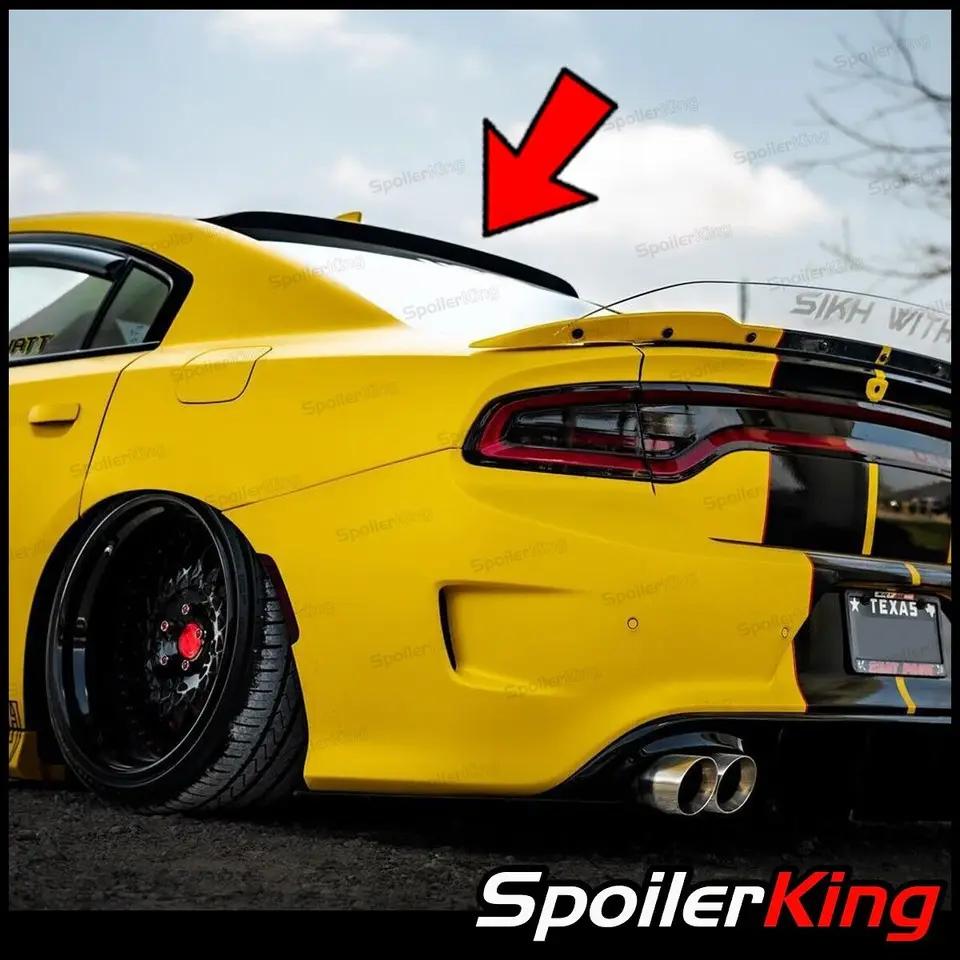 Za roky 2015-2023 Dodge Charger Zadný kmeň veko vrchné krídlo Ab Car Tailgate Trip Trip Decklid Decklid Body Adsessory