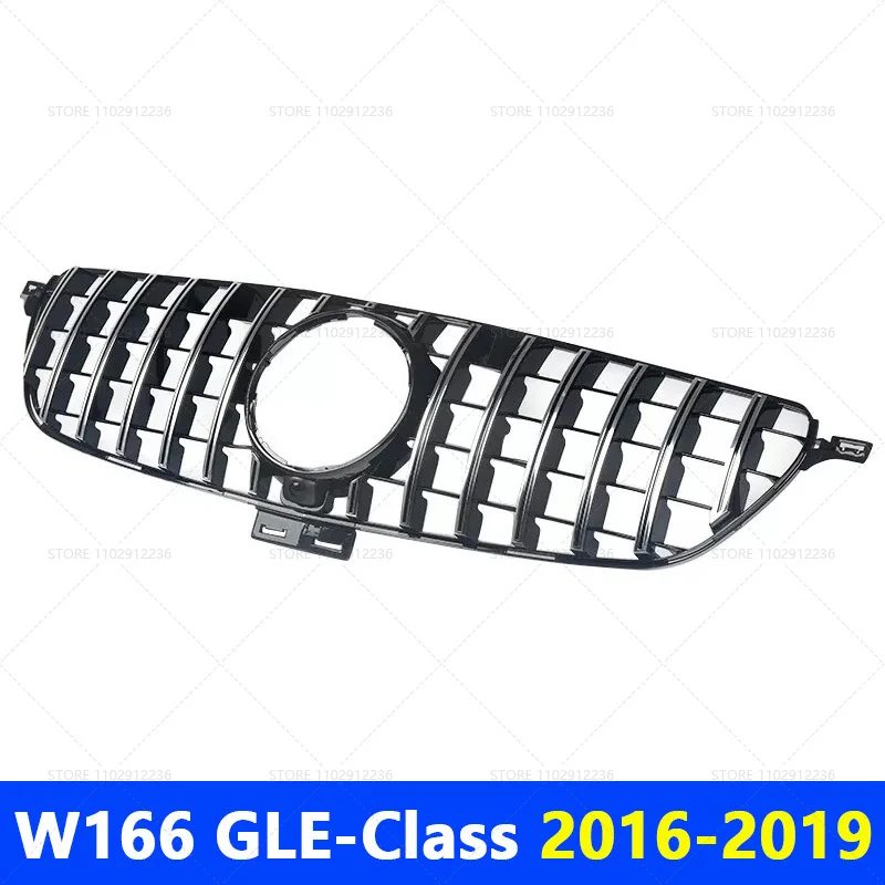 Za roky 2016-2019 W166 GLE-trieda Mercedes Benz GLE300 GLE320 GLE350 GLE400 GLE500 GT STYLE HORNÉ BUMPER HOOD HOOD MESH GRILL GRILLE