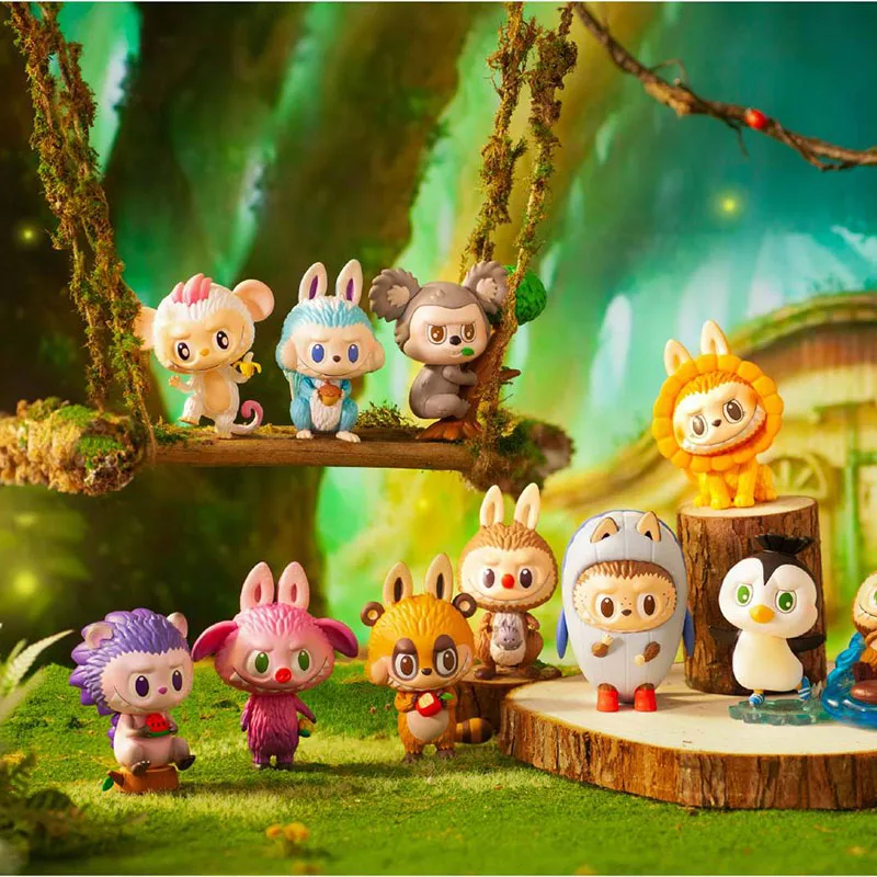 Zadajte figúrku LaBubu The Monster Animals Series akčná figúrka Doll Hračky zbierky bábiky Krásne darčeky pre deti