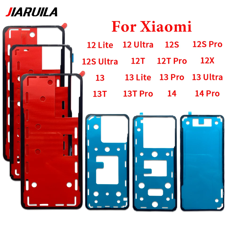 Zadná batériová nálepka lepidlo pre Xiaomi Mi 12 Lite Ultra 12s 14 Pro 12t 12x 13 Lite Pro 13T Vodotesný kryt krytu lepidla pásky lepidla