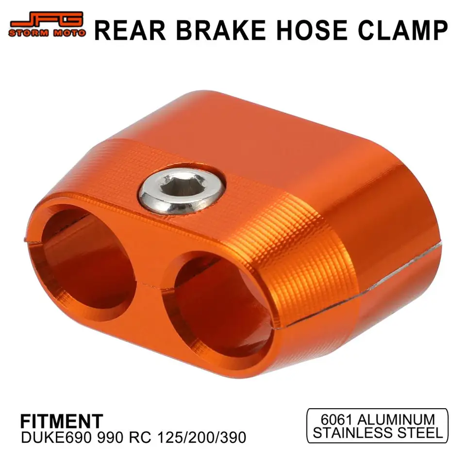 Zadná brzdová hadicová svorka CNC Hliníková motocykle Príslušenstvo pre KTM Duke 690 Duke 990 RC 125/200/390 Motobike Dirt Pit Bike Bike