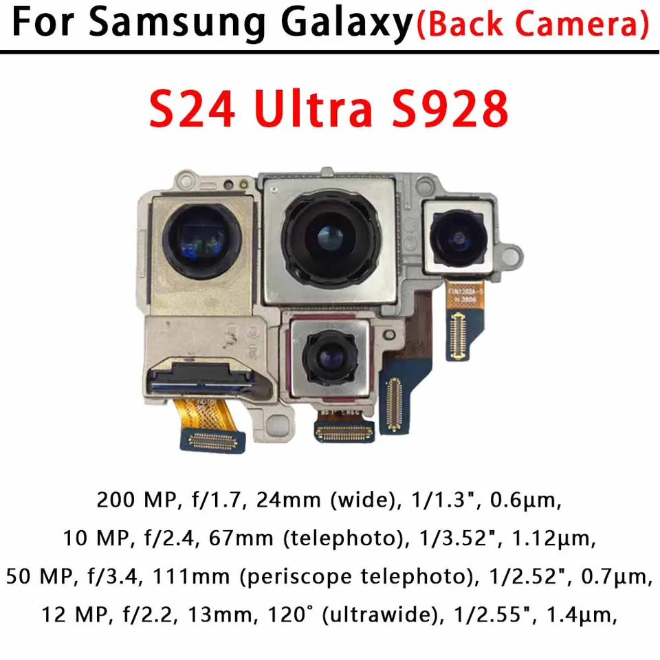 Zadná kamera pre Samsung Galaxy S24 Ultra S928 Zadná spätná kamera Modul