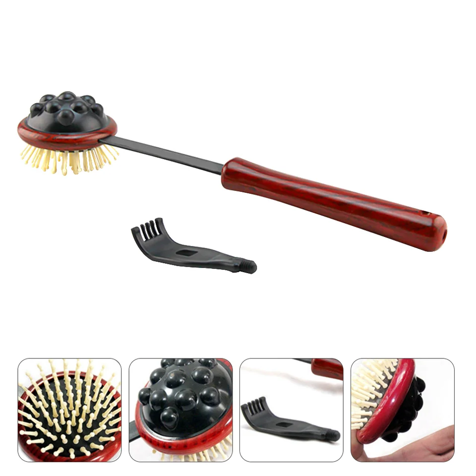 Zadná masážna palica Multifunkčná kladivo Relaxácia Massager hnedá ABS Handheld Fitness