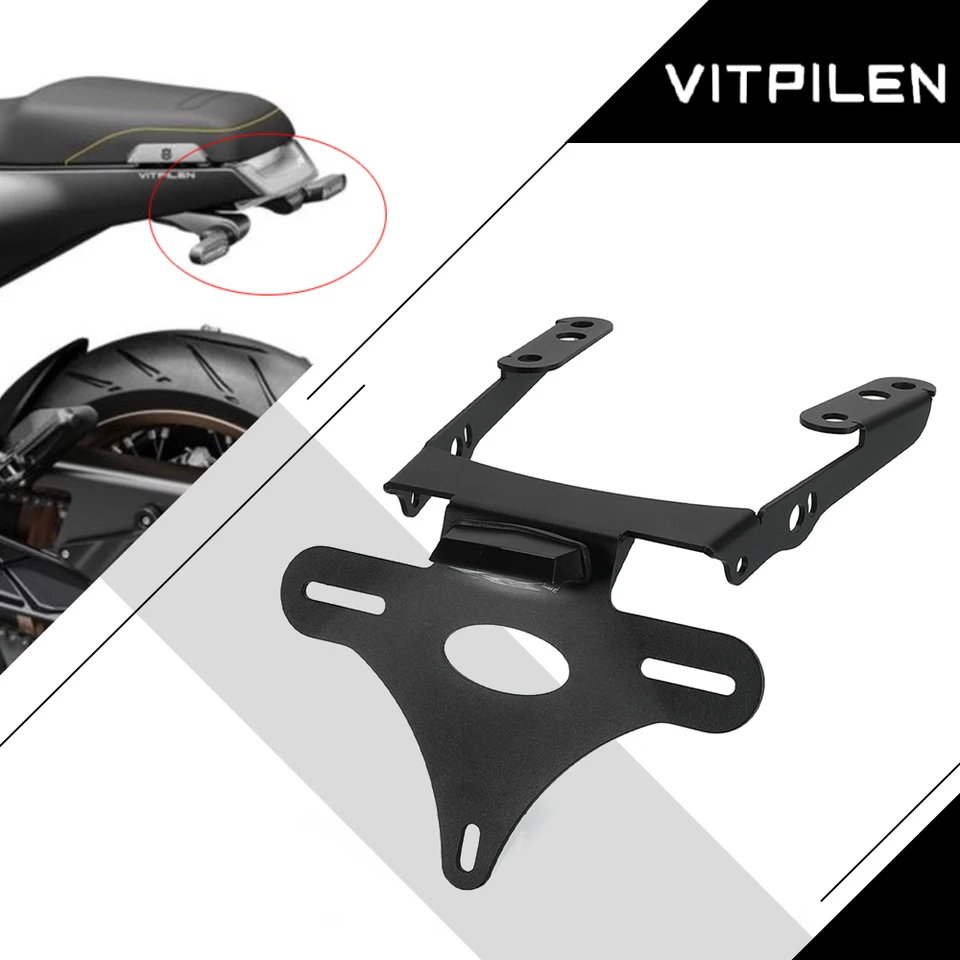 Zadná poznávacia značka držiak na držiak na zadnú stranu Tray Fender Eliminator pre Husqvarnu Vitpilen 401 Svartpilen 401 250 200 125 2018-2024