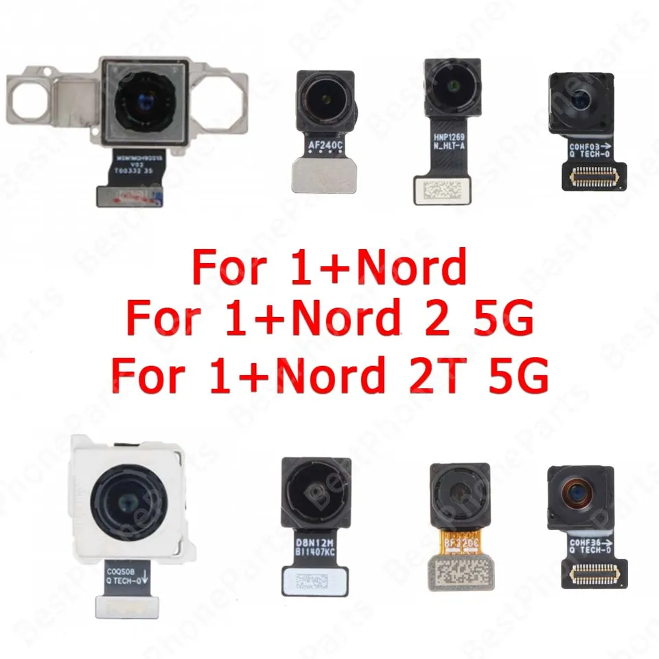 Zadná predná kamera pre OnePlus Nord 2 1+ One Plus 2T 5G Selfie Zobraziť zadné kamery Modul Výmena náhradných dielov