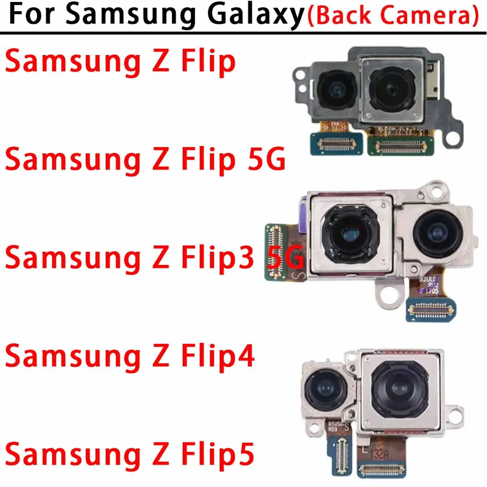 Zadná zadná kamera pre Samsung Galaxy Z Flip 5G Flip3 flip4 Flip5 Modul kamery Zadné zobrazenie Výmena náhradných dielov