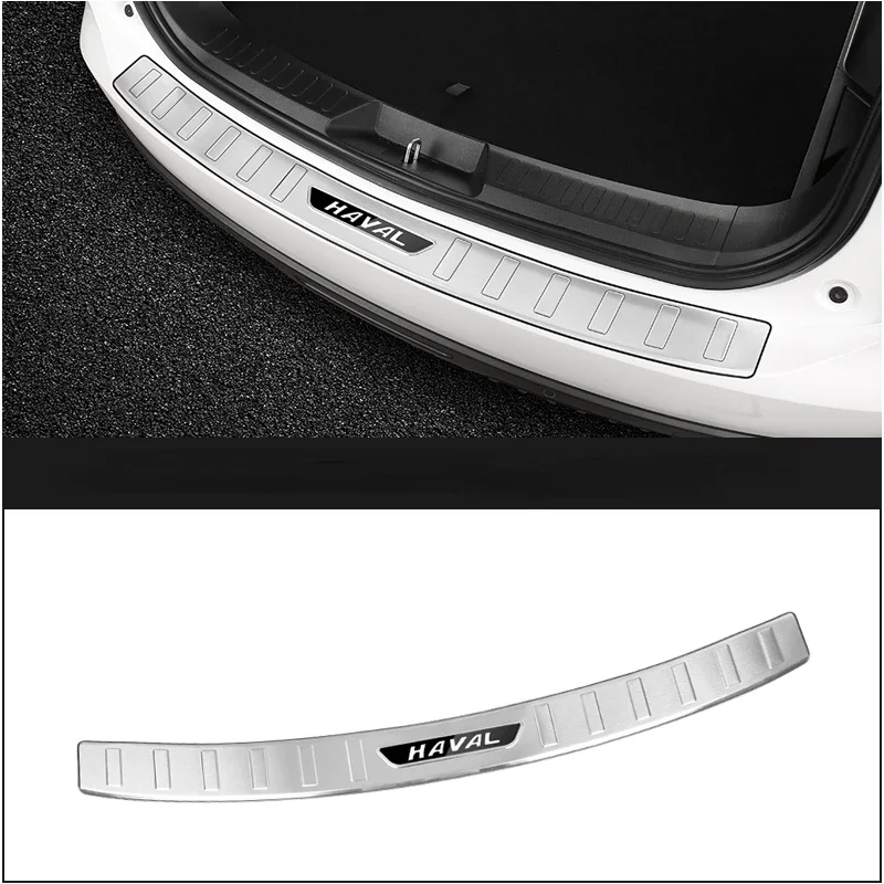 Zadné gaguarky kmeňa zadnej chvostovej skrinky nárazník na nárazník Sill Pedál Pedal Plate Styling pre Haval H6 2021 2022