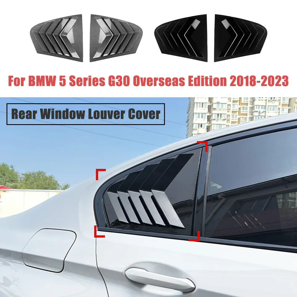 Zadné nálepky na orezanie zadného okna Kryt pre oblúky pre BMW 5 Series G30 Overseas Edition 2018-2023