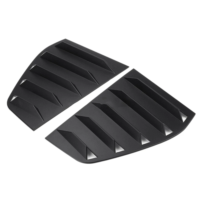 Zadné sklenené žalúzie Nálepky na nálepku automobilov matné čierne abs pre VW Golf 6 MK6 GTI R 2010-2014