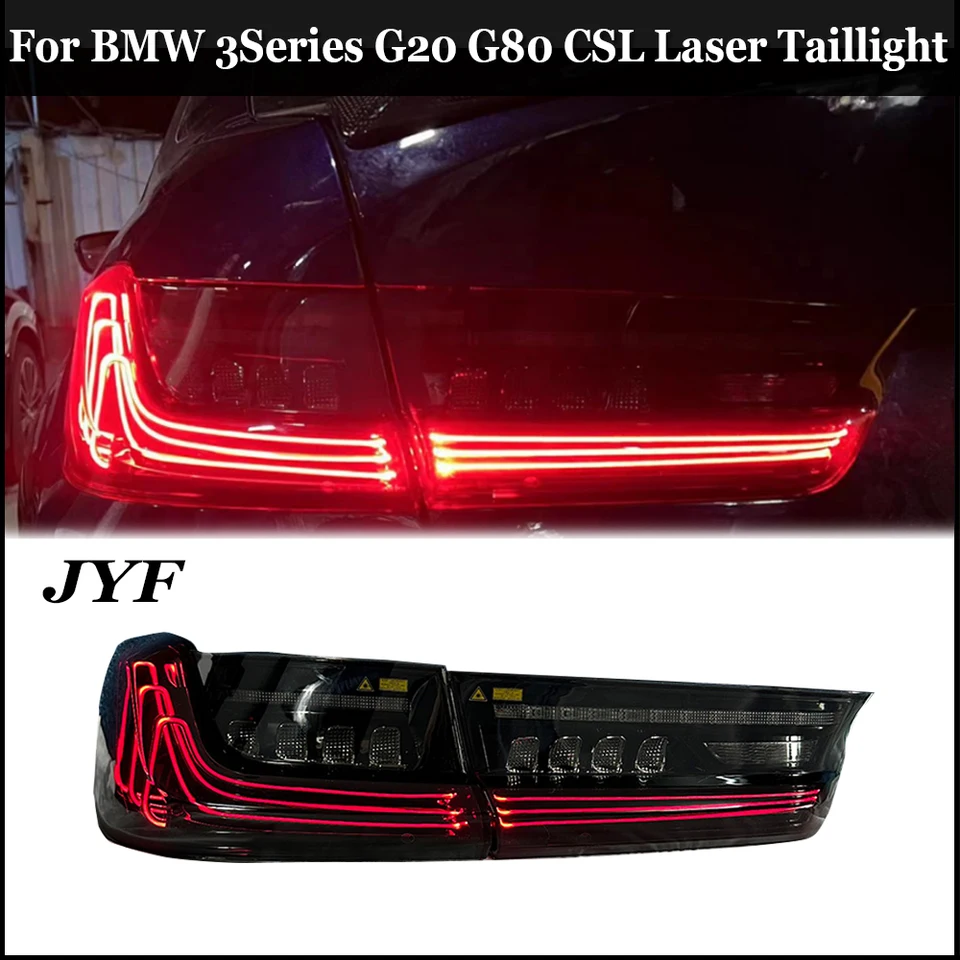 Zadné svetlá pre BMX 3Series G20 G80 2020-2023 CSL Laser Taillight Dynamic Animation Sekvenciálny zákrutový signál brzdová hmla Zadná žiarovka