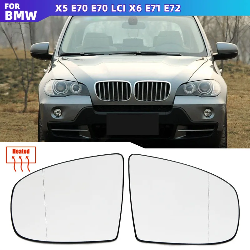 Zadné zrkadlo Bočné zrkadlo Zahrievané + nastavenie pre BMW X5 E70 2007-2013 X6 E71 E72 2008-2014