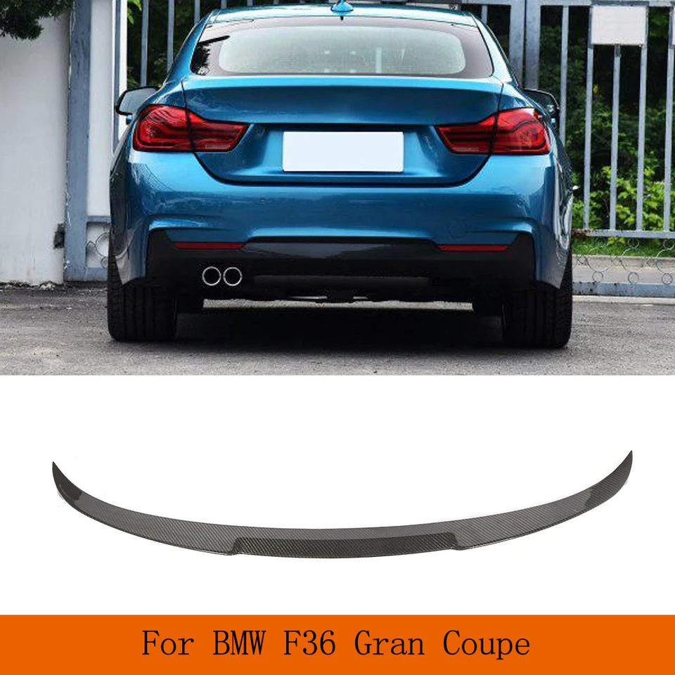 Zadný kmeň kmeňa Spiler Boot Lip Carbon/ FRP Black Wing for BMW 4 Series 420I 428i 435i Gran Coupe F36 M Sport 2015 - 2018